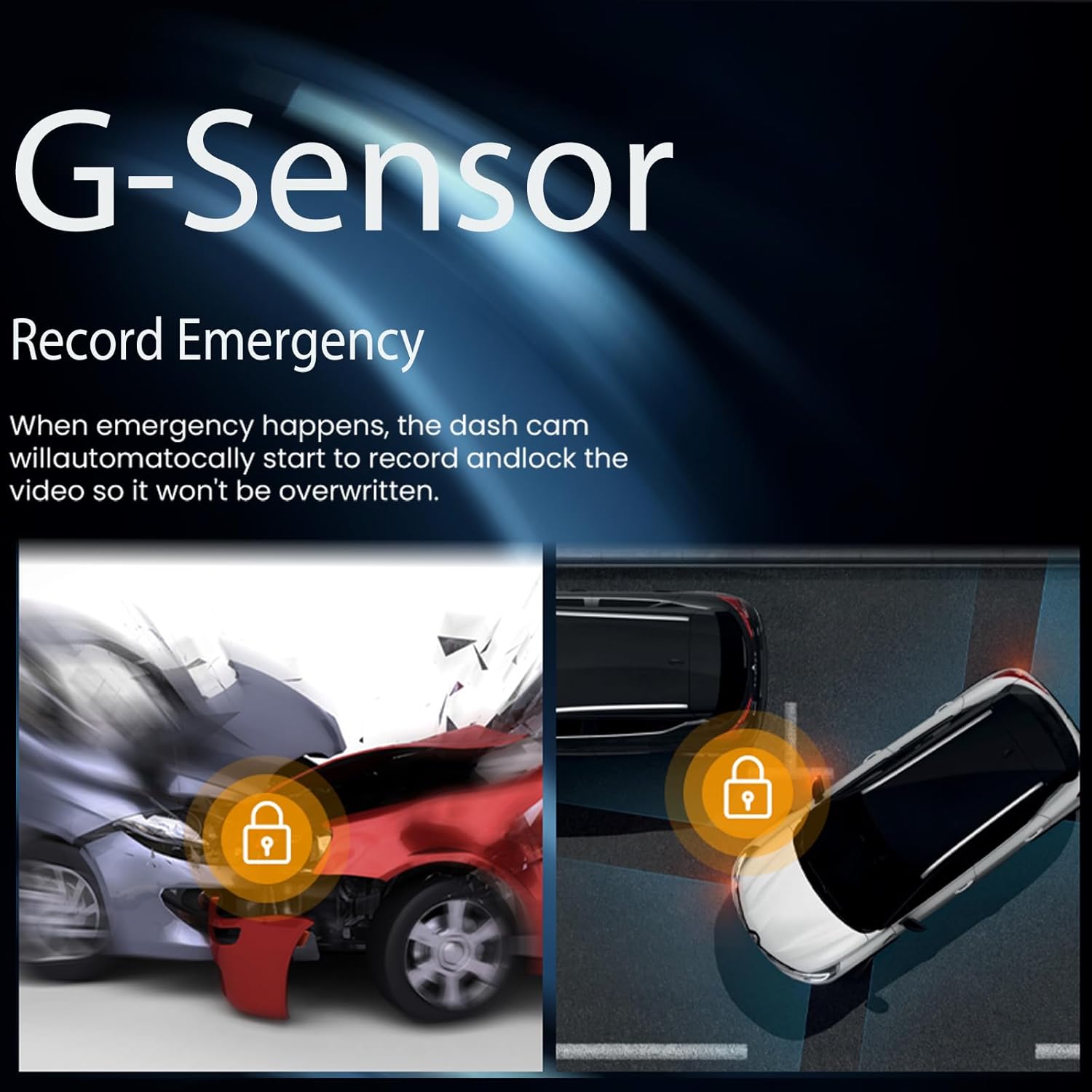 4K Dash Cam Front, 64GB Card Dash Camera for Cars, Built-In Wifi Mini Dashcam with WDR Night Vision, Loop Recording, G-Sensor, APP Control, 24 Hours Parking Monitor, 170°Wide Angle